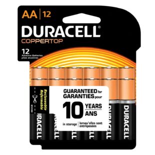 DURACELL  COPPERTOP  ALKALINE RETAIL BATTERY WITH DURALOCK POWER PRESERVE   TECHNOLOGY