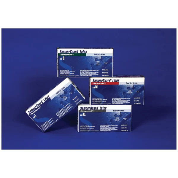 SEMPERMED SEMPERGUARD LATEX POWDER FREE GLOVE