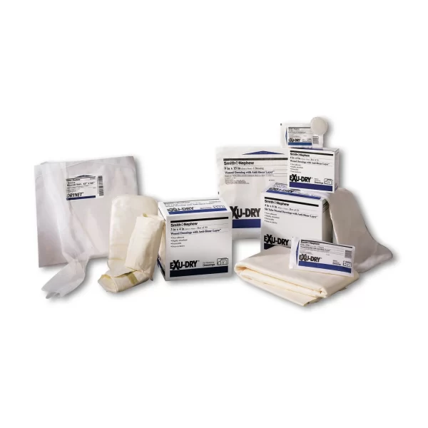 SMITH & NEPHEW EXU-DRY WOUND DRESSINGS & GARMENTS