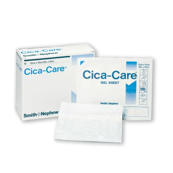 SMITH & NEPHEW CICA-CARE ADHESIVE SILICONE GEL SHEETS