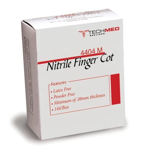 TECH-MED NITRILE FINGER COTS